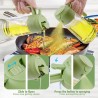 PUWOWYE Pulvérisateur à huile 470 ml, 2 et 1 huile en aérosol pour cuisson, huile, pulvérisateur à huile, grille, salades,