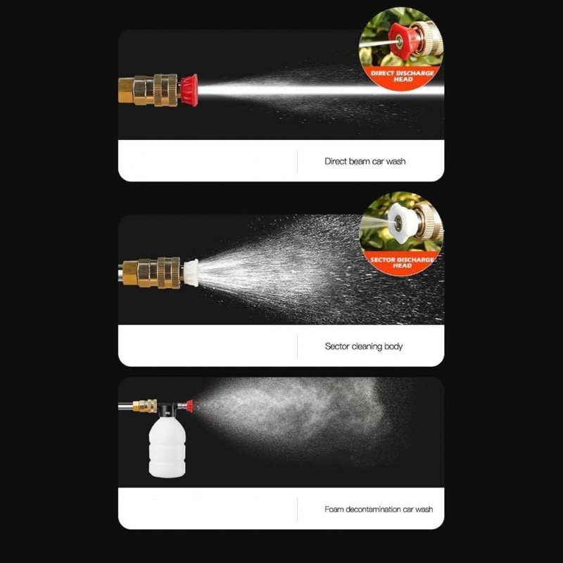 Laveuse Pistolet Tuyau Pistolet Nettoyeur Haute Pression Laveuse Pulvérisation Pistolet À Eau Lavage De Voiture Haute Puissance