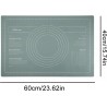 Fulenyi Tapis de pétrissage,Tapis de Cuisson en Silicone | Tapis de Cuisson de pâtisserie en Silicone 24x16 Pouces, Grande pâte