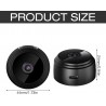 Mini caméra de sécurité magnétique, Mini caméra de sécurité magnétique sans Fil 1080p HD avec Vision Nocturne, utilisable à