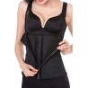 Generic Femmes Taille Formateur Corset Fermeture éclair Gilet Corps Shaper Ventre contrôle Sport Corps Shaper avec Bretelles