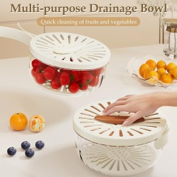 Panier de Drainage avec Couvercle,