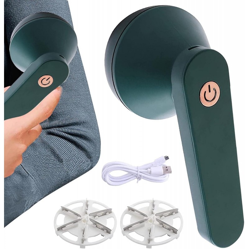 Lecerrot Dissolvant De Peluche Électrique Rechargeable, Rasoir De Dissolvant De Charpie, Rasoir Électrique À Peluches avec 2