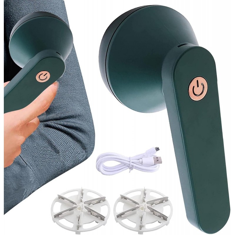 Lecerrot Dissolvant De Peluche Électrique Rechargeable, Rasoir De Dissolvant De Charpie, Rasoir Électrique À Peluches avec 2