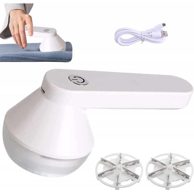 Lecerrot Dissolvant De Peluche Électrique Rechargeable, Rasoir De Dissolvant De Charpie, Rasoir Électrique À Peluches avec 2