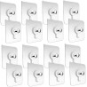 SEWACC Lot De 5 Adhésifs Pour Murs Extérieurs Pour Tableaux Muraux Auto-adhésifs Sans Danger Pour Objets Lourds 30 Pièces X 5