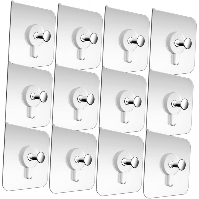 SEWACC Lot De 5 Adhésifs Pour Murs Extérieurs Pour Tableaux Muraux Auto-adhésifs Sans Danger Pour Objets Lourds 30 Pièces X 5