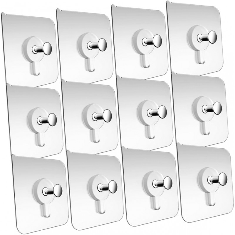 SEWACC Lot De 5 Adhésifs Pour Murs Extérieurs Pour Tableaux Muraux Auto-adhésifs Sans Danger Pour Objets Lourds 30 Pièces X 5