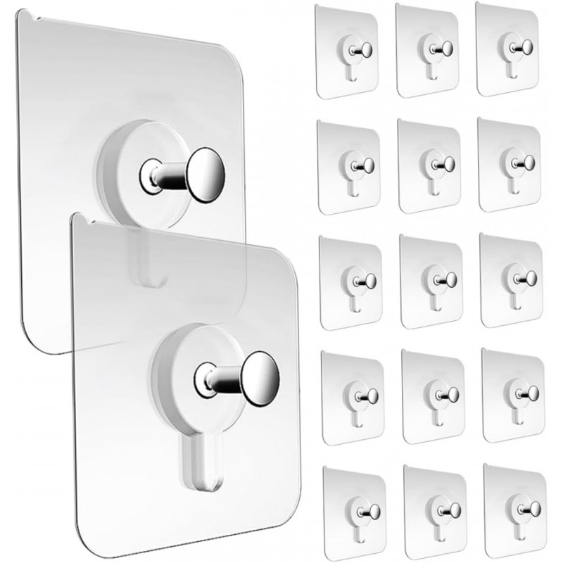 SEWACC Lot De 5 Adhésifs Pour Murs Extérieurs Pour Tableaux Muraux Auto-adhésifs Sans Danger Pour Objets Lourds 30 Pièces X 5