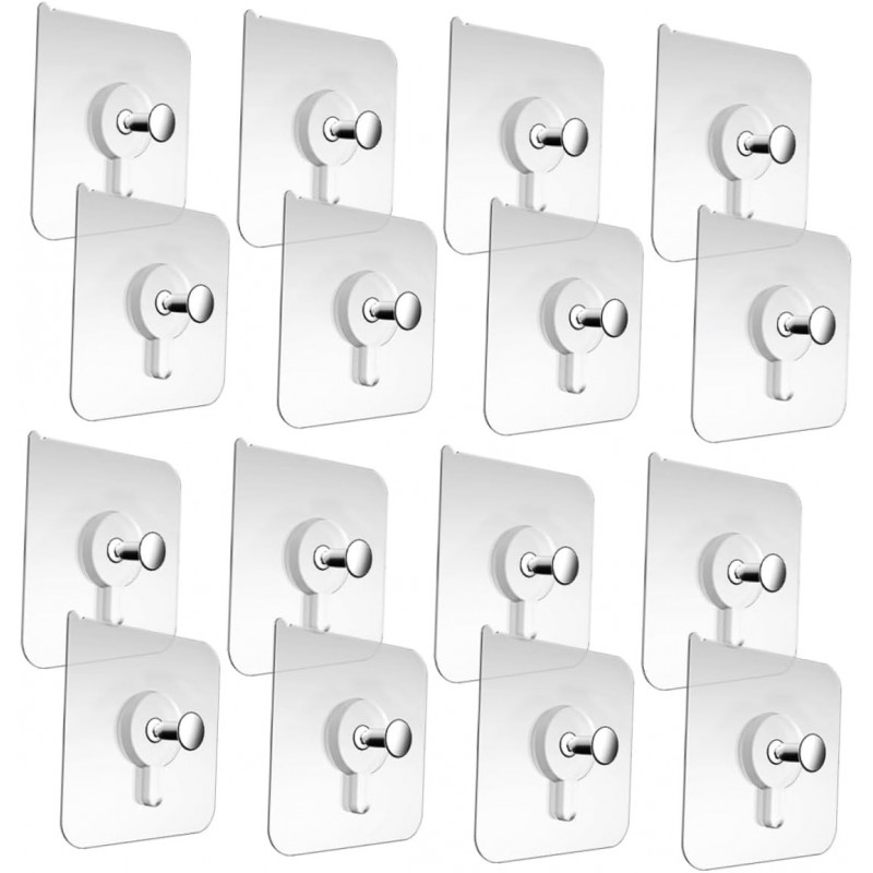 SEWACC Lot De 5 Adhésifs Pour Murs Extérieurs Pour Tableaux Muraux Auto-adhésifs Sans Danger Pour Objets Lourds 30 Pièces X 5