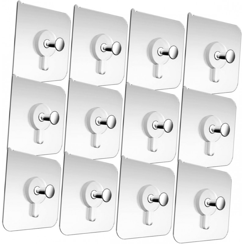 SEWACC Lot De 5 Adhésifs Pour Murs Extérieurs Pour Tableaux Muraux Auto-adhésifs Sans Danger Pour Objets Lourds 30 Pièces X 5