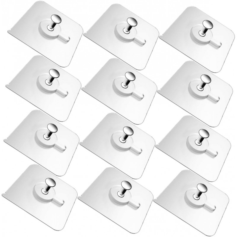 SEWACC Lot De 5 Adhésifs Pour Murs Extérieurs Pour Tableaux Muraux Auto-adhésifs Sans Danger Pour Objets Lourds 30 Pièces X 5