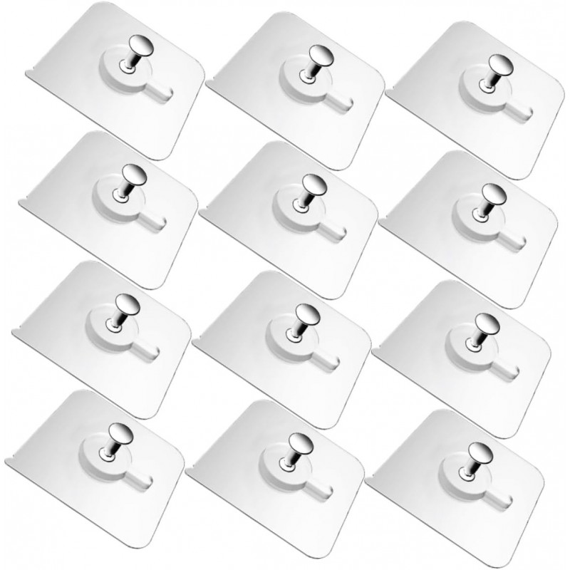 SEWACC Lot De 5 Adhésifs Pour Murs Extérieurs Pour Tableaux Muraux Auto-adhésifs Sans Danger Pour Objets Lourds 30 Pièces X 5