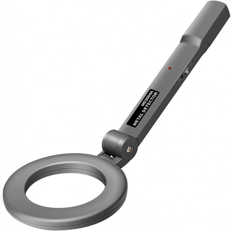 BuyWeek Détecteur de Métaux, DM3004A Detecteur de Metaux Portables Détecteurs de Métaux à Sensibilité Réglable avec Dragonne