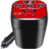 Wmool Car Mounted Cup Type Power Inverter Universal Universal Display Charger Socket Converter Digital Car Screen Truck A9L1