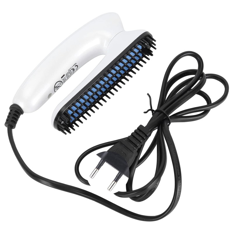 OROBA¨ Beard Straightener Comb, Heated Straight Comb Folding Design 180¡ Ration Electric Beard Brush Easy To Store for Men's