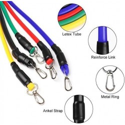 Set of 11 resistance bands