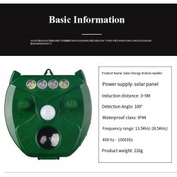 Mouse solar repellent