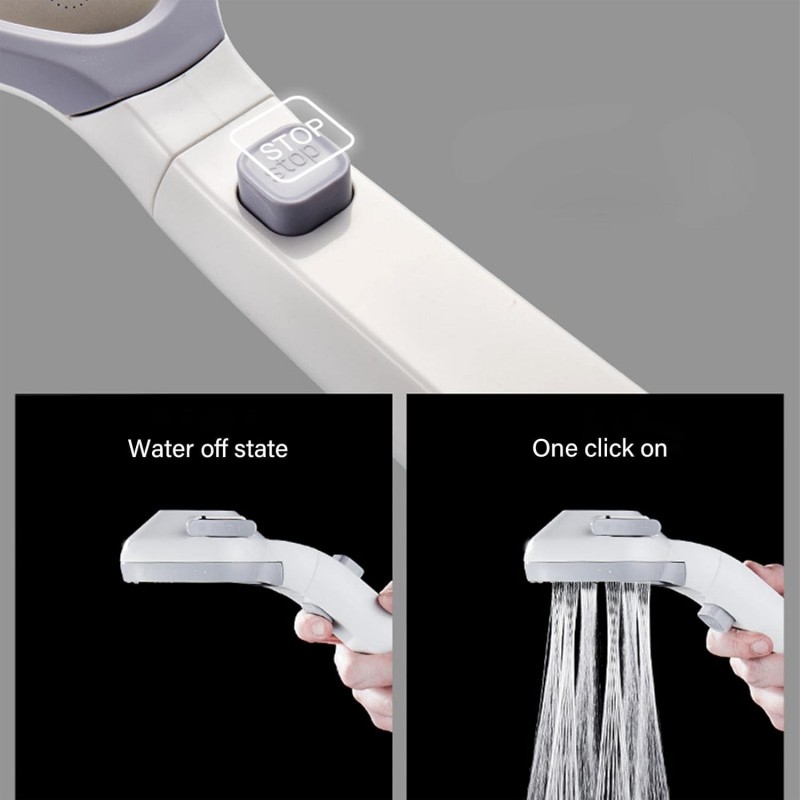Haute Pression multifonctionnelle Haute Pression avec Fonction d'arrêt – à Effet Pluie Luxe Power Wash pour Nettoyer la