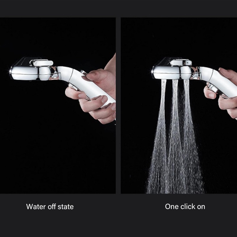 Haute Pression multifonctionnelle Haute Pression avec Fonction d'arrêt – à Effet Pluie Luxe Power Wash pour Nettoyer la